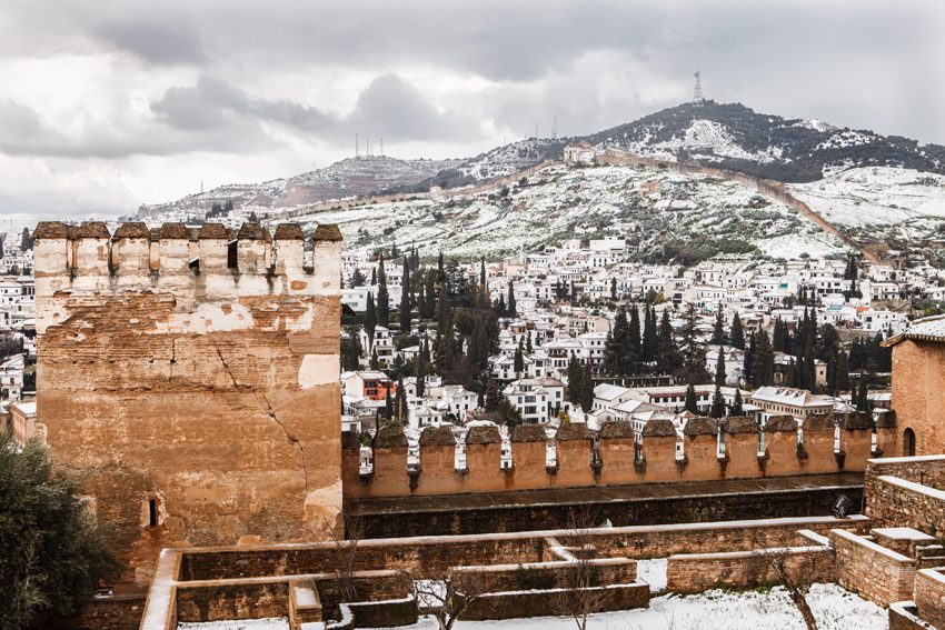 Las murallas de la Alhambra