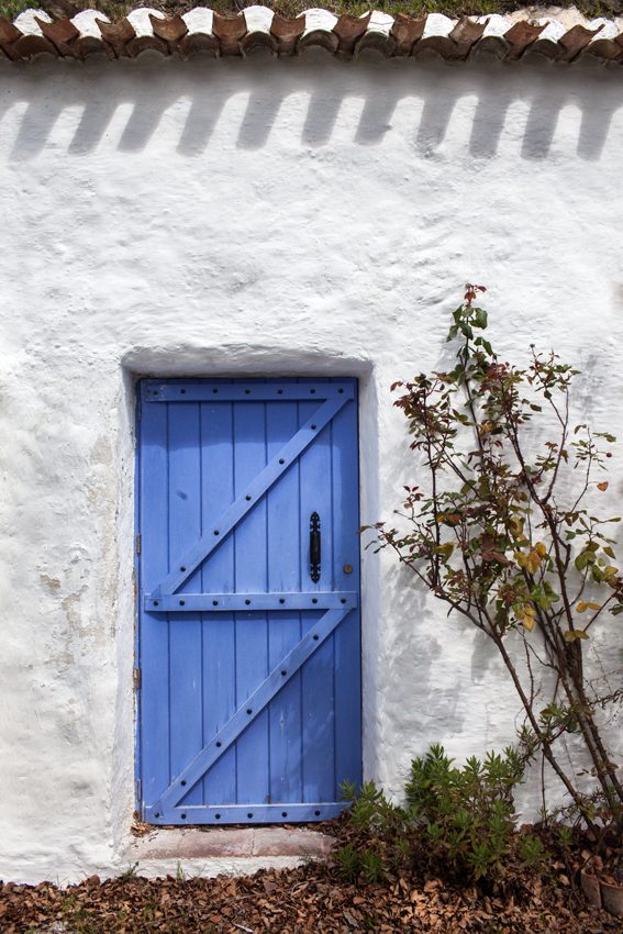 La puerta azul