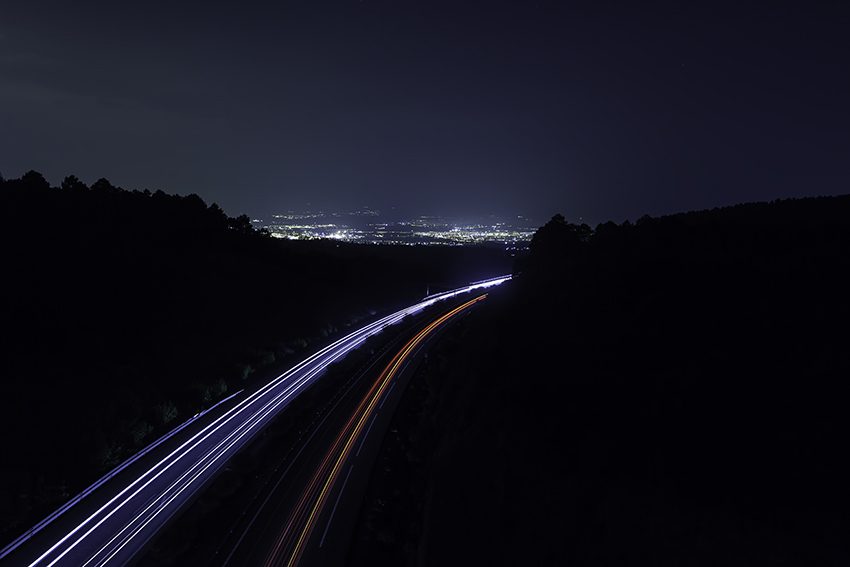 Luces en la noche