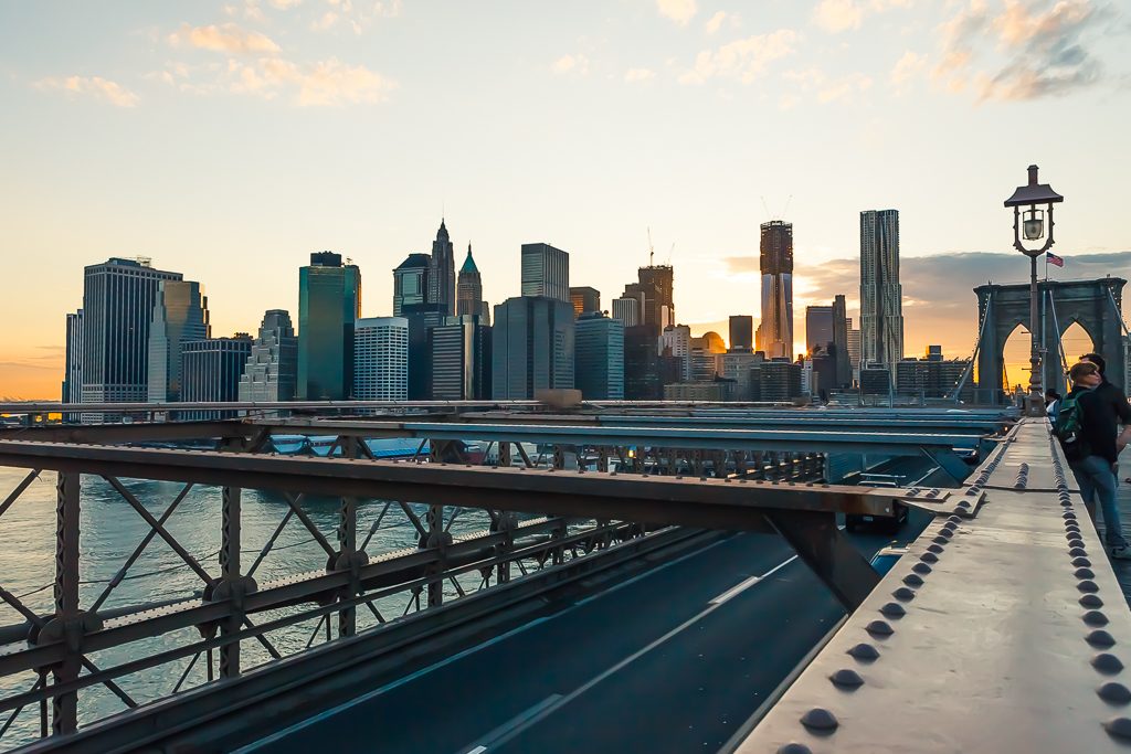 Atardece en Manhattan.