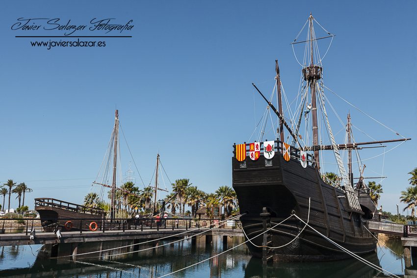La Pinta, La Niña y la Santa María.